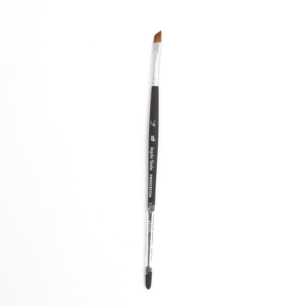 Princeton, Brushes, Art & School, Elite, Synthetic, Kolinsky Sable, Watercolor, 105319, Angle Shader, 1/4